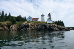 Lighthouse Site With Pine Tree