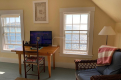 Desk and TV
