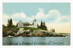 About 1903. Keeper's house linked to tower