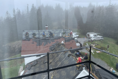 View of Workers  From Light Tower