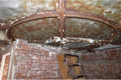 12. Watch room ceiling before restoration