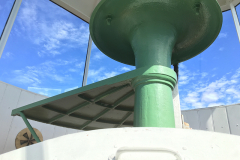 21. Lantern pedestal restored