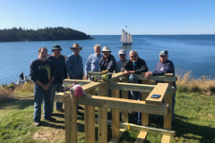 27. Volunteers prepare new entrance platform (EC)