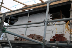 14. Bricks beneath catwalk removed for access to underside of platform (JF)
