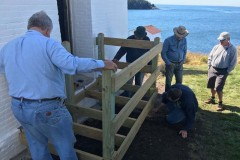 28. Placing the entrance platform (EC)